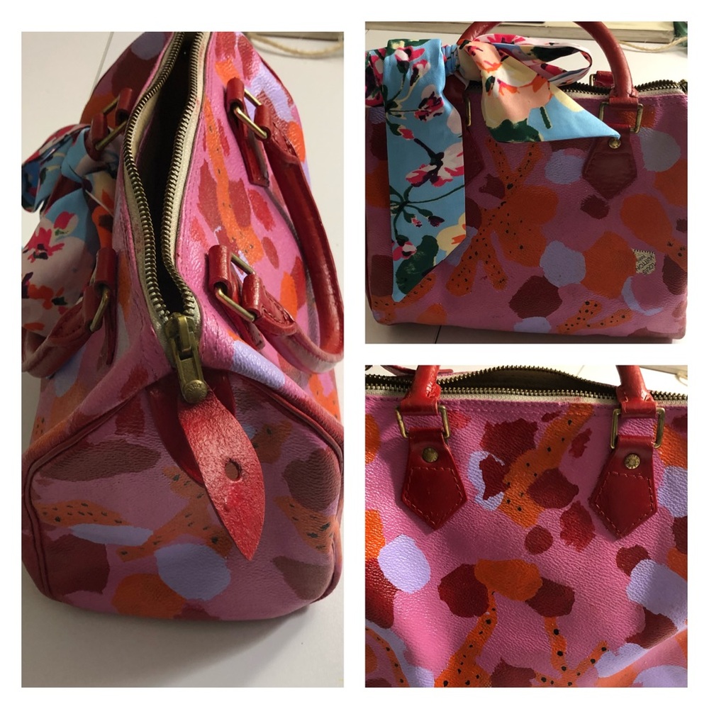 Auth. Custom Refurbished Louis Vuitton Speedy 25